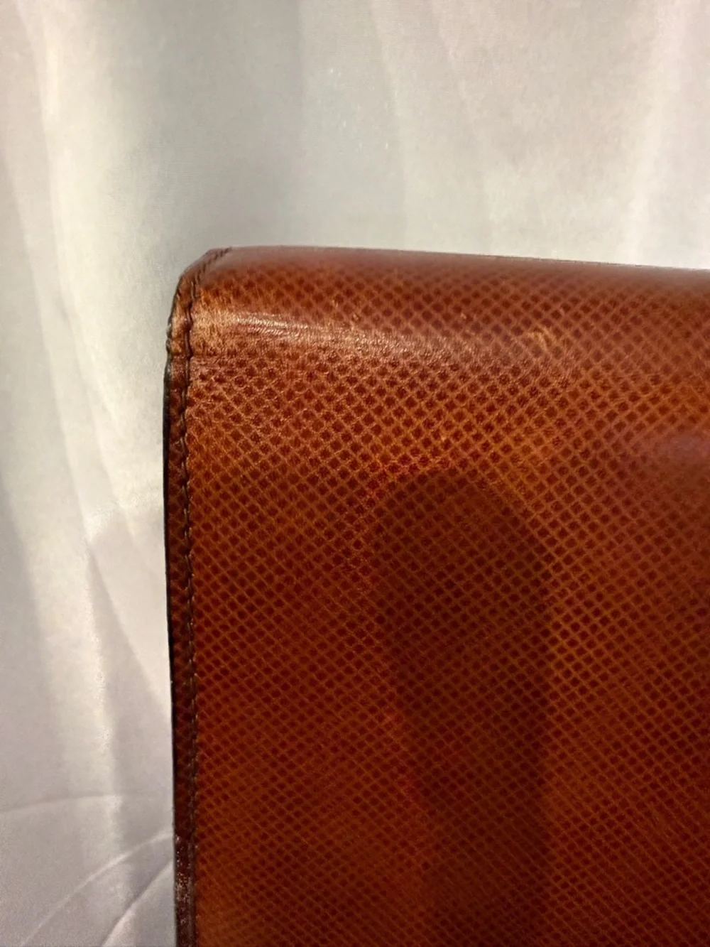 Bottega Veneta Briefcase Leather Cognac Brown, Key & Dust Bag Vintage Luxury